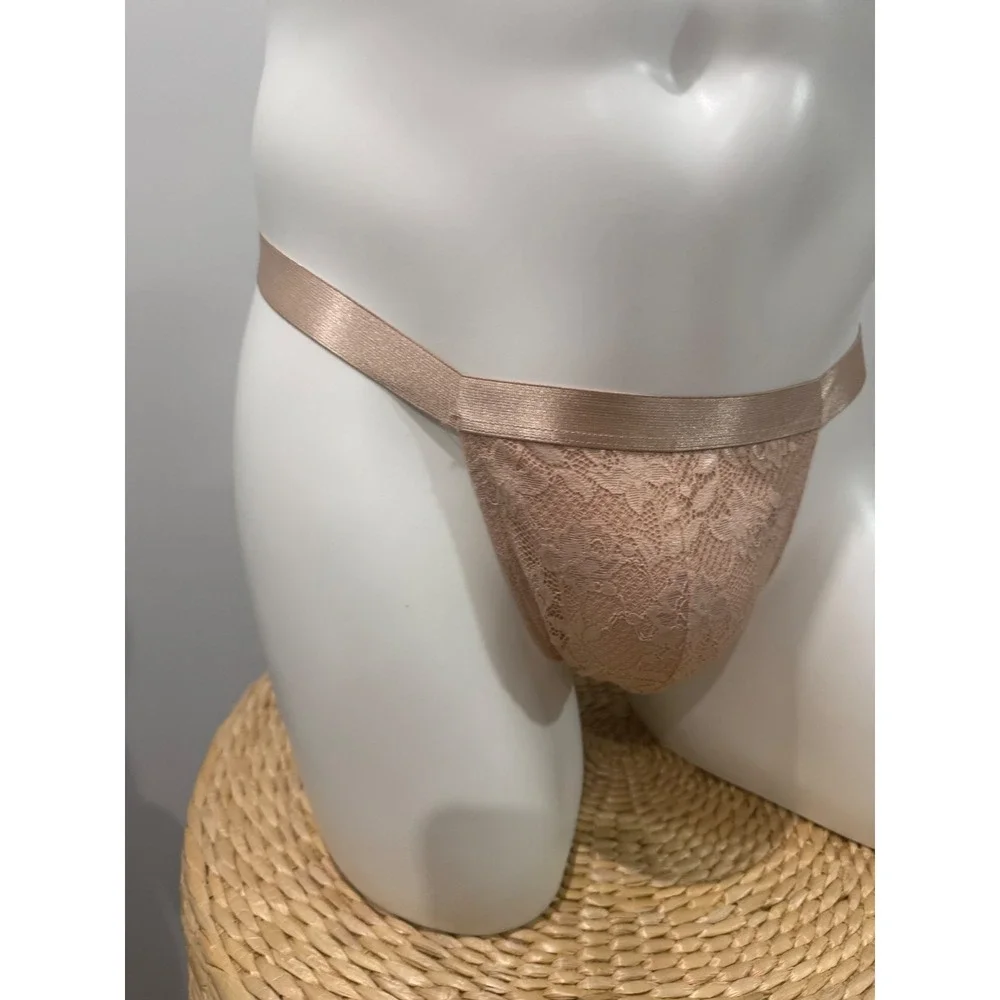 Cosabella Never Say Never Italian Lace Thong Sette Men's Size L NWT